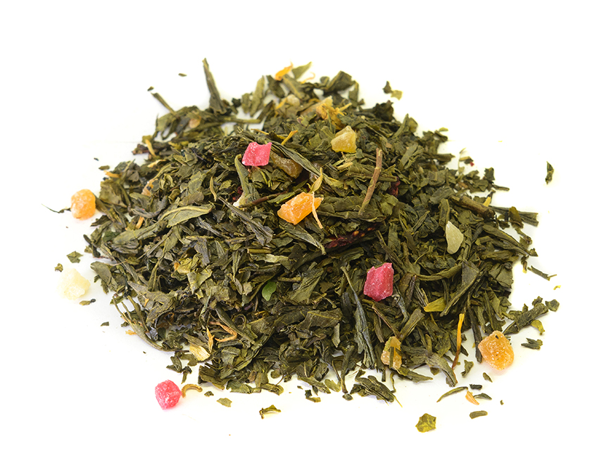 румяный персик зеленый (samovartime) / чай зеленый ароматизированный Киров