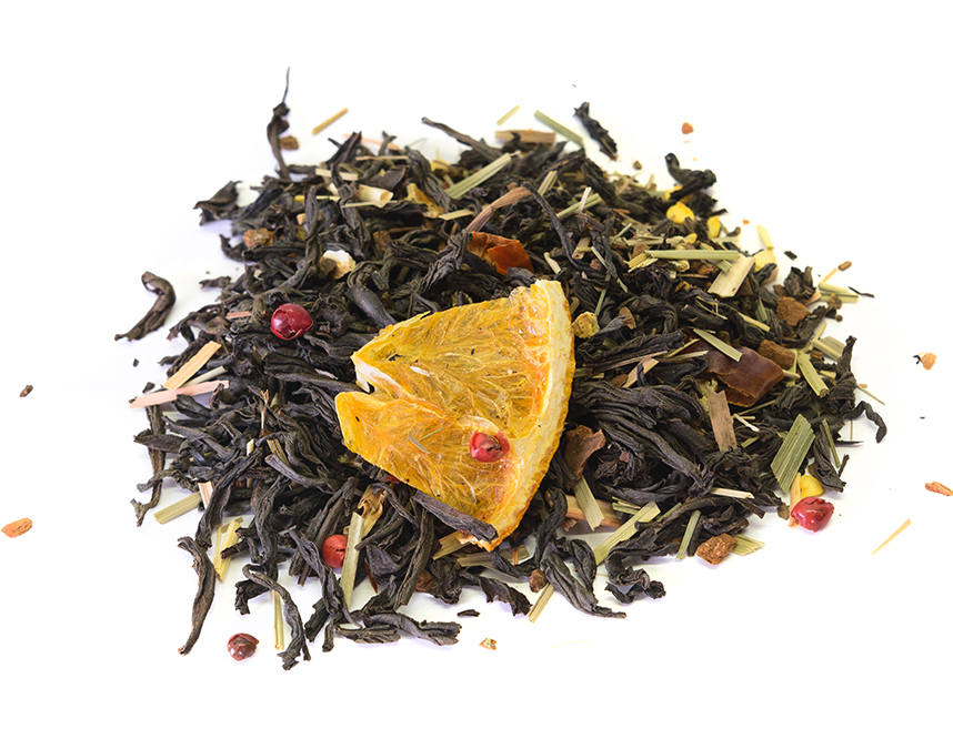 жгучий апельсин premium (samovartime) / чай ароматизированный черный Киров