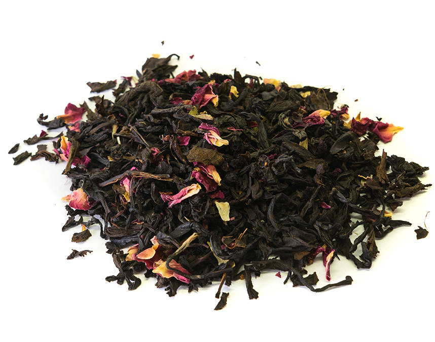 с розой (samovartime) / чай ароматизированный черный Киров