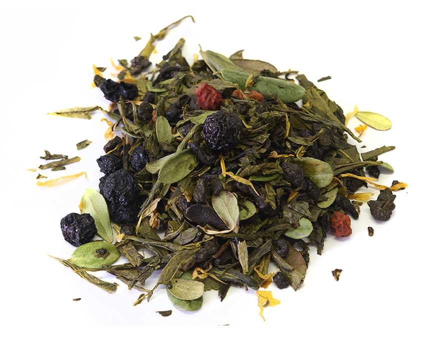 ягодное лукошко (samovartime) / чай ароматизированный зеленый Киров