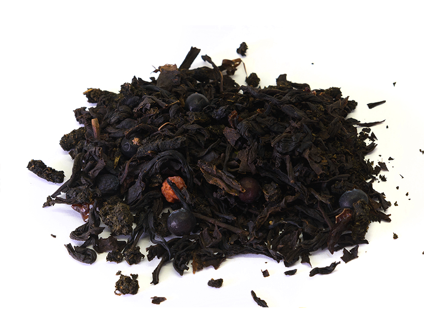 русский чай с ягодами (samovartime) / чай ароматизированный черный Киров